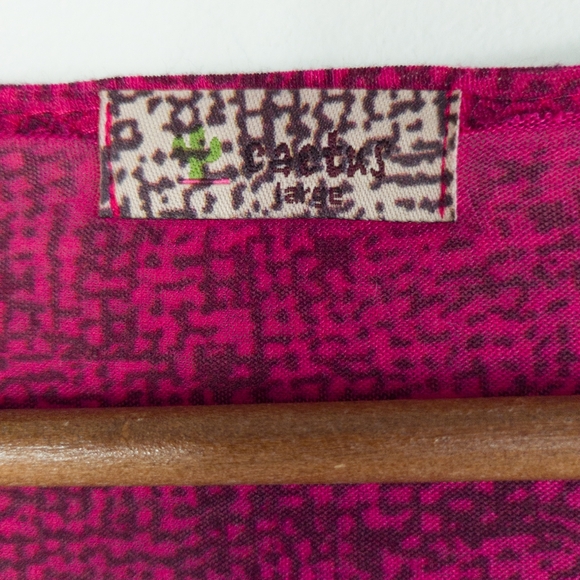 Cactus Western Top Red Large - Picture 3 of 8